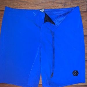 Blue mens shorts